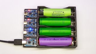 DIY Multiple 18650 Liion Battery Charger [upl. by Janot954]