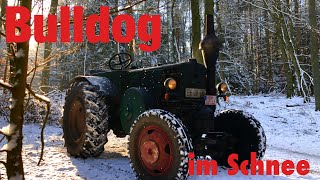 Ein Lanz Bulldog im Winterwald [upl. by Ybbor]