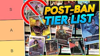 POST BAN LEADER TIER LIST BEST Meta Leaders  Star Wars Unlimited [upl. by Airreis]