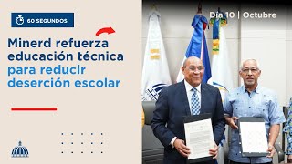 Minerd refuerza educación técnica para reducir deserción escolar [upl. by Enomed]