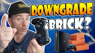 Downgrade PS4 para el HACK con RIESGO de BRICK para tu consola [upl. by Ainnet]