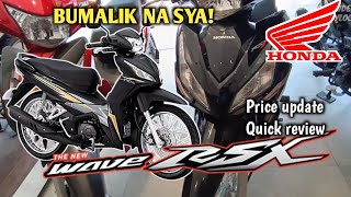 MAY BAGO HONDA WAVE RSX110 FI  2024 QUICK REVIEW  PRICE UPDATE crisridemotovlog [upl. by Ellenad]