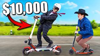 10000 vs 100 Electric Scooters [upl. by Enimsay]