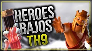 EJÉRCITO IMPARABLE en TH9 con HÉROES BAJOS  3 Estrellas con TetraLaLoon  Zoloko [upl. by Shelley469]