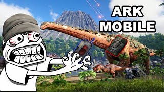 I PLAYED ARK MOBILE AND I REGRET EVERYTHING [upl. by Keraj795]