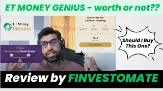 ET Money Genius review  ET Money Genius Good  Worth or Bad Detailed analysis finvestomate [upl. by Sweatt]