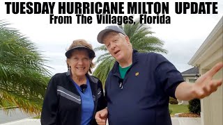 HURRICANE MILTON UPDATE TUESDAY From The Villages Florida [upl. by Slifka608]