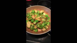 Sautéed Brussels Sprouts  Simple Recipe [upl. by Bierman794]