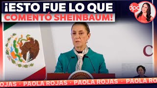 Claudia Sheinbaum reacciona al triunfo de Donald Trump  DPC con Paola Rojas [upl. by Bambi]