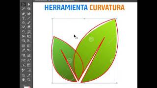 Herramienta Curvatura  Adobe Illustrator CC 2017 [upl. by Efron886]