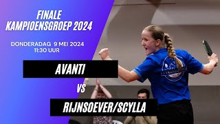 Finale Kampioensgroep 2024 Avanti vs RijnsoeverScylla [upl. by Monro]