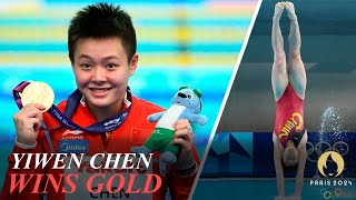 Chen Yiwen Wins Womens 3m Springboard Gold Maddison Keeney Silver Yani Chang Bronze [upl. by Tyne]