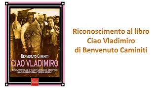 Riconoscimento Libro Ciao Vladimiro [upl. by Lavina]