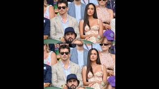 Charles Leclerc and his new girlfriend attending Wimbledon charlesleclerc [upl. by Woodley]