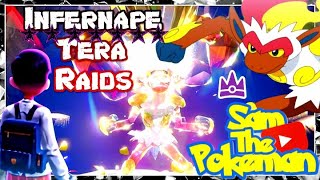 Infernape Tera Raids  Pokemon Scarlet Violet [upl. by Galvan]