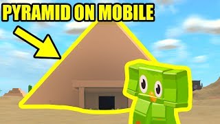 ATTEMPTING the PYRAMID HEIST on MOBILE Challenge  Roblox Mad City [upl. by Dyana]