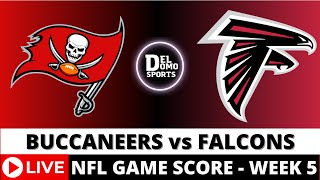 TAMPA BAY BUCCANEERS VS ATLANTA FALCONS LIVE 🏈 NFL Game Score PlaybyPlay Week 5  OCT 3 2024 [upl. by Einnov]