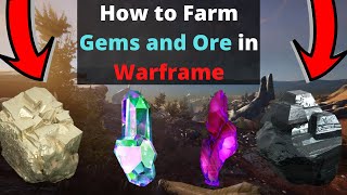 Where to farm Gems and Ore in The Plains of Eidolon in Warframe [upl. by Ahcrop]