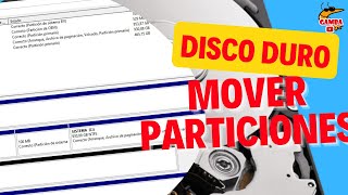 👍 MOVER PARTIICIONES disco duro [upl. by Anrol]