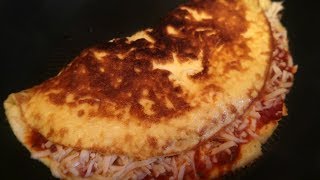 Keto Pizza Omelette Recipe  Easy Low Carb Breakfast Ideas [upl. by Merl523]