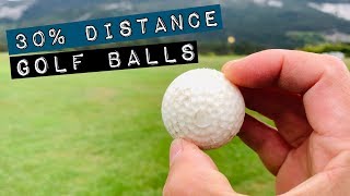 30 Percent Practice Golf Balls  Golf Ball Review [upl. by Yreffej207]