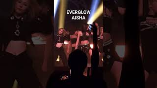 Aisha giving 100 even w hand injury kpop dance everglow aisha concerts fancam dancevideo [upl. by Carley817]