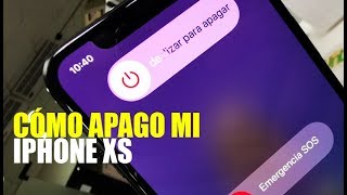 ¿CÓMO APAGAR UN IPHONE XS Aquí te resolvemos la duda [upl. by Wilkison]