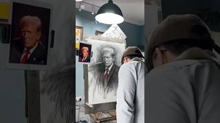 Amazing art  Great artwork  Donald Trump Sketch art artwork [upl. by Map281]