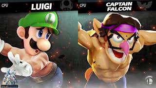 Buff Luigi vs Buff Waluigi [upl. by Aiuqat]