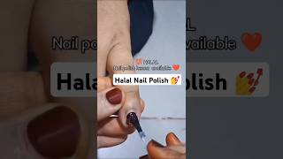 Halal Nail Polish 💅 trending shorts mehndi nailpolish halal nailart like shortvideo youtube [upl. by Pharaoh]