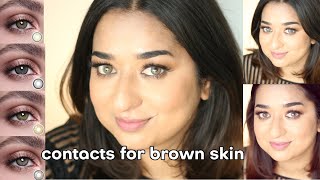 Contacts for brown  Indian Skin  just4kira  The only Contact Lenses I use [upl. by Verneuil145]