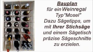 Anleitung ein Weinregal aus Holz günstig selber bauen ebay [upl. by Lithea111]