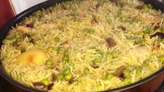 Jinsi ya Kupika Pilau ya Kuku na Njegere tamu mno  Chicken Pilau Recipe [upl. by Ameerahs682]