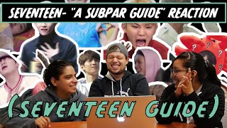 AMERICANS REACT TO SEVENTEENquotA SUB PAR GUIDE TO SEVENTEENquot [upl. by Natsirt]