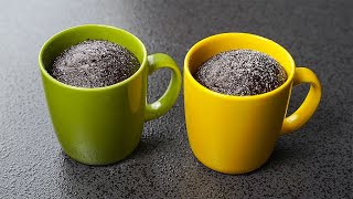 No egg no oven chocolate mug cake  Eggless chocolate mug cake recipe  Yummy [upl. by Lorna693]