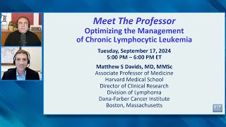 Optimizing the Management of Chronic Lymphocytic Leukemia — Part 1 of a 3Part Series [upl. by Flory451]