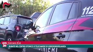 Cetraro Cs Rubate nel centro storico 11 telecamere di videosorveglianza [upl. by Nosreme]