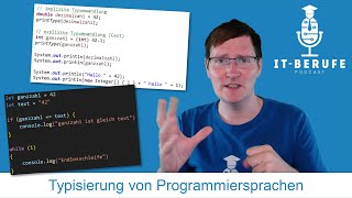 Typisierung von Programmiersprachen AP2 Fachinformatiker Anwendungsentwicklung [upl. by Vona634]