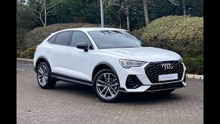 Approved Used Audi Q3 Sportback Black Edition 35 TFSI 150 PS S Tronic  Stoke Audi  YB23 ZZU [upl. by Nnylcaj44]