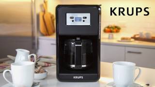 KRUPS EC311 Programmable Digital Coffee Maker [upl. by Salvay]