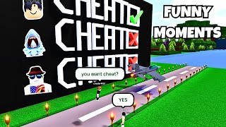 ROBLOX Build a Boat FUNNY MOMENTS  CHEAT [upl. by Nesnaj49]