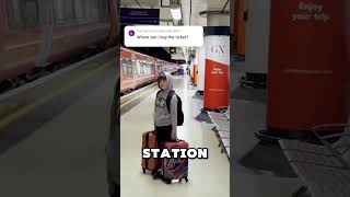 Gatwick express ticketing 🚂 gatwickairport travel london [upl. by Saixela]