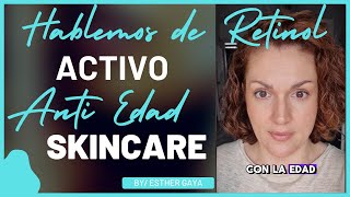 El Retinol es una activo antiedad muy completo ayuda a renovar mejorar arrugas y firmeza textura [upl. by Drawyah]