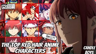 Exploring the Best RedHaired Anime Characters [upl. by Hpsoj]