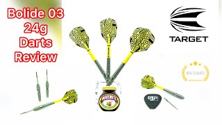 Target Darts Bolide 03 24g Darts Review [upl. by Ahtelra617]