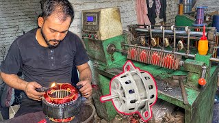 Amazing Manufacturing Process of Washing Machine Motor in Factory [upl. by Rubens]