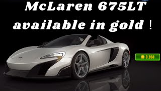 McLaren 675LT in gold  CSR2 Racing Expired [upl. by Smail]