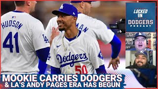 Mookie Betts Shines Andy Pages Debuts in Los Angeles Dodgers Win vs Nationals [upl. by Akialam]