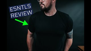 ESNTLS Bamboo Tee l Mens Fashion Review I My Latests Picks From ESNTLS [upl. by Marabel]