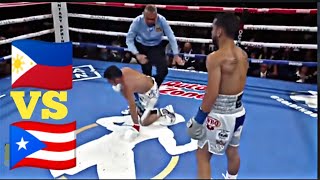 MELVIN JERUSALEM VS OSCAR COLLAZO  WBO WORLD MINIMUM WEIGHT TITLE [upl. by Rubio]